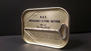 1950-60s British Royal Air Force Emergency Flying Ration MK4 Pilots Survival Candy MRE Taste Test