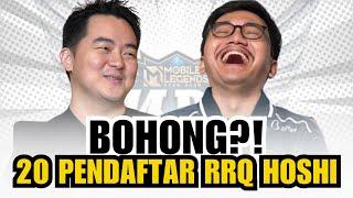 Mas Ade Tuding Pak AP Berbohong! Benarkah 20 Ribu Player Daftar ke Rrq Hoshi?