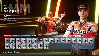 MotoGP 22 - All Bikes & Riders | List (PC UHD) [4K60FPS]