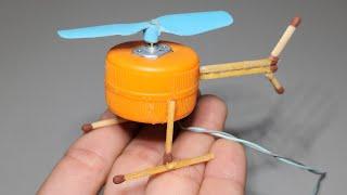 How to Make a Helicopter at Home - DIY Helicopter | Science Project