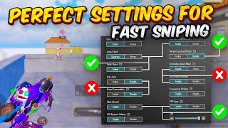 Best Sniper Settings And Sniping Tricks  Update 2.7 / PUBG MOBILE / BGMI | Guide Tutorial