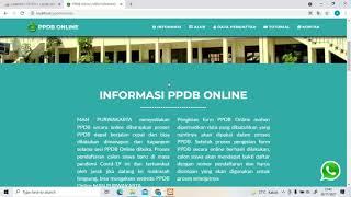 APLIKASI PPDB ONLINE DILENGKAPI CARA INSTALASI  BISA DIGUNAKAN UNTUK LEVEL SMP/MTS/SMA/MA/SMK