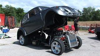 Custom Flip Top VW Funny Bug with 327 Chevy