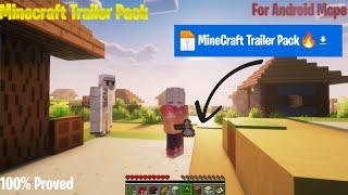 Trailer Pack Mcpe | Detailed Review| #minecrafttrailer #minecraft #minecraftshaders