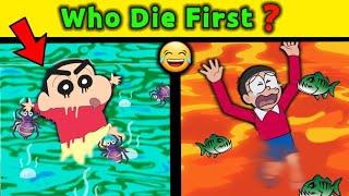 Who Die First ?  || Shinchan Funny Game 