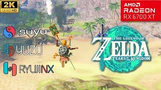 Zelda Tears of The Kingdom (RYUJINX/YUZU/SUYU) RX 6700 XT with TOTK Optimizer Medium Presets (1440p)