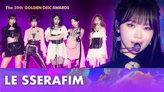 [제39회 골든디스크] LE SSERAFIM (르세라핌) - 'Intro + Pierrot + CRAZY (EBM Remix)'  | JTBC 250106 방송