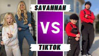 Savannah LaBrant VS TikTokers (TikTok Dance Battle)