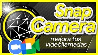 Como mejorar las VIDEOLLAMADAS de MEET o ZOOM con EFECTOS - Snap Camera  Snapchat para PC