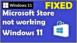 How to Fix Microsoft Store Not Working Windows 11