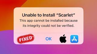 Fix “This app cannot be installed because its integrity could not be verified” on iPhone - iPad 2024