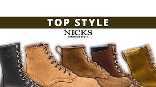 Top Style Options | Nicks Handmade Boots