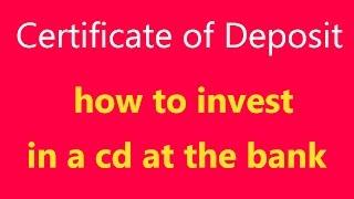 Certificate of Deposit: What Is It? How Does a CD Work? (Definition)