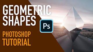 How to create a geometric mirror effect in Photoshop 2020