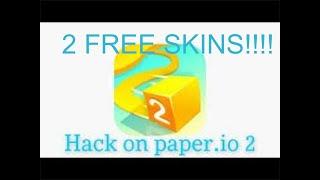 I HACKED PAPER IO! Paper io Hack Get 2 Free Skins with this easy 30 seconds hack!