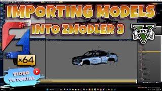 How to properly import a vehicle model into Zmodeler 3 tutorial