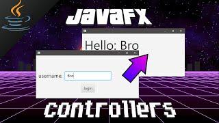 JavaFX communication between controllers 