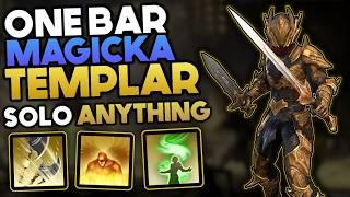 The Best Solo One Bar Magicka Templar Build - Solo Anything, Even Dungeons | ESO - Update 44