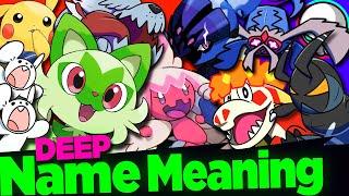 EVERY Gen 9 Pokemon Name EXPLAINED!  Pokémon Scarlet and Violet