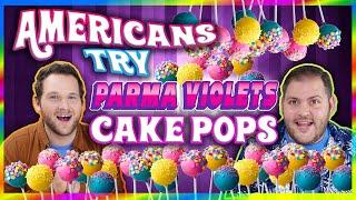 Americans Try Cooking | Parma Violets Cake Pops + GIVEAWAY!!