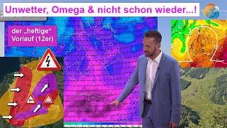 Unwettergefahr, Omega-Hoch mit Wärme & nicht schon wieder Tiefdruck! Wettervorhersage 21.-30.06.2024