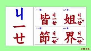 ㄅㄆㄇ 注音符號 拼音12 - ㄐ的四聲拼音與發音練習(Traditional Chinese Pinyin)