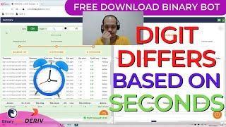 Free Download Binary Bot : DIGIT DIFFERS BASED ON SECONDS || BERDASARKAN DETIK