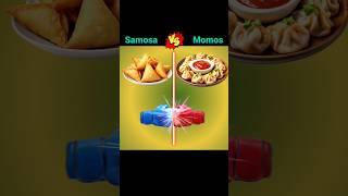 samosa vs momos #short #shorts #shortvideo