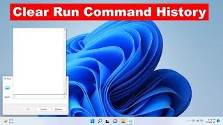 How To Clear Run Command History In Windows 11/10