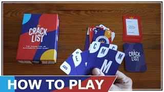 How To Play Crack List