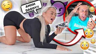 CALLING MY HUSBAND PHONE WHILE MOANING PRANK **HE FREAKED OUT**