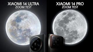 Xiaomi 14 Ultra Vs Xiaomi 14 Pro Moon Zoom Test