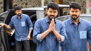 Thalapathy Vijay Fans Meet at Vijay Makkal Iyakam Office Panaiyur Vijay latest news tamil cinema LEO