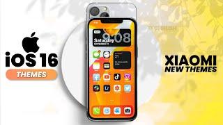 iOS 16 Control Center on XIAOMI? Best iOS 16 theme for MIUI 13 and MIUI 12.5  