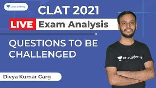 CLAT 2021 Questions to be Challenged | CLAT 2021 Answer Key | CLAT 2021 Analysis