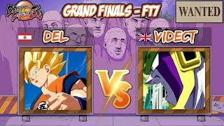 THE BIG CHALLENGE! Videct vs Del FT7 - WANTED DBFZ GRAND FINALS