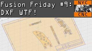 Fusion Friday #9: Convert DXF to 3D Model!