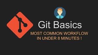 Git basics | 8 commands in 8 minutes | Github tutorial for beginners