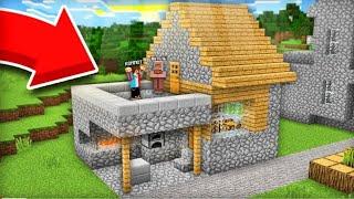 (видео компота)ЗАЧЕМ С ЖИТЕЛЯМ ОБЪЕДИНИЛИ НАШИ ДОМА В МАЙНКРАФТ|| #minecraft |