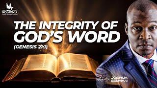 THE INTEGRITY OF GOD'S WORD [GEN.21:1] || ANGLICAN DIOCESE ||JALINGO-NIGERIA|| APOSTLE JOSHUA SELMAN