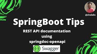 Spring Boot Tips : Part 10 - Generating Swagger docs for SpringBoot REST APIs