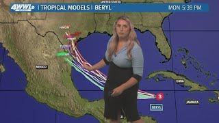 Thursday Noon Tropical Update: Hurricane Beryl slams Caribbean islands