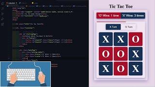 Complete Tic Tac Toe Game with Timer in HTML CSS & JavaScript | Game in JavaScript.