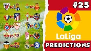 2021/22 La Liga Predictions – Matchday 25