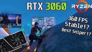  RTX 3060 + Ryzen 5 5600X · LOW Meshes · FORTNITE Competitive Settings