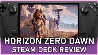 Horizon - Zero Dawn // STEAM DECK Review & Settings