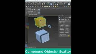 3ds Max Scatter Command Tutorial #3dsmax #scattering #architecture #3d #engineering