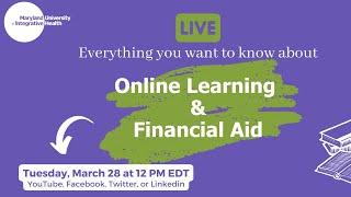 Online Learning & Financial Aid