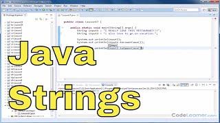 Java Tutorial - 17 - Changing a String to Lowercase or Uppercase