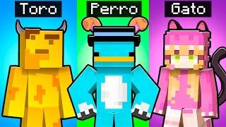 Encerrados en un Bloque de SÓLO ANIMALES en Minecraft!